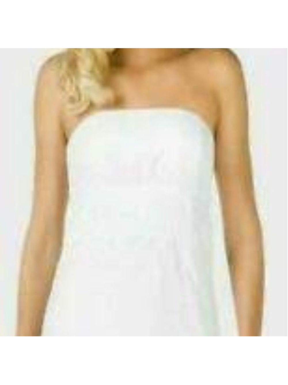 Lilly Pulitzer Bowen Resort White Strapless Dress size 4 - Picture 3 of 7